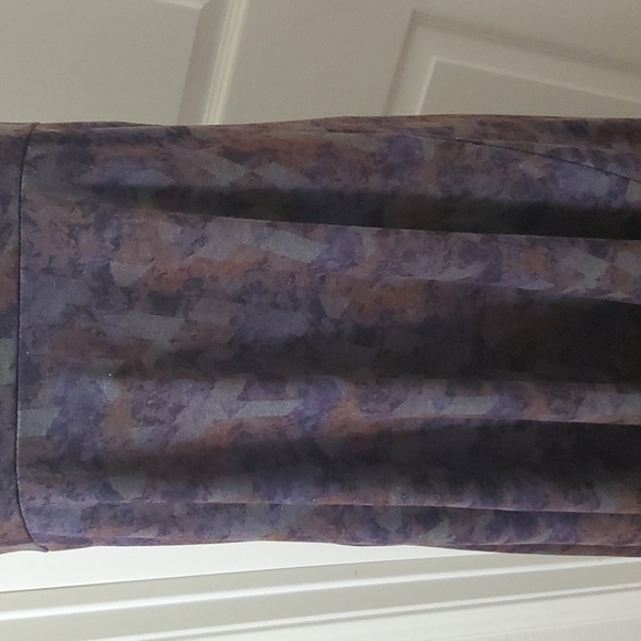 Lularoe m convertible strapless dress maxi skirt abstract geo print - Picture 3 of 8